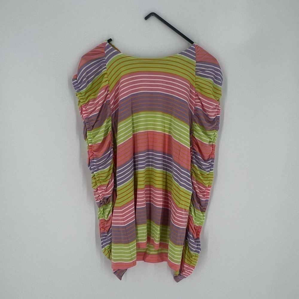 Stine Goya Carlin Striped Long Sleeve Shirt In Pastel Stripe